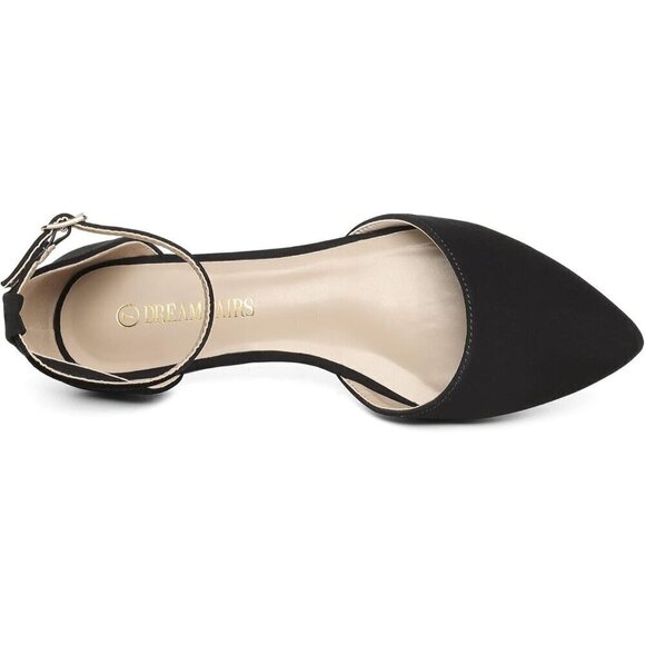 Dream Pairs Flat Shoes Women Black Rubber Ballet Comfort Soft Slip Flats Shoes - Picture 3 of 6